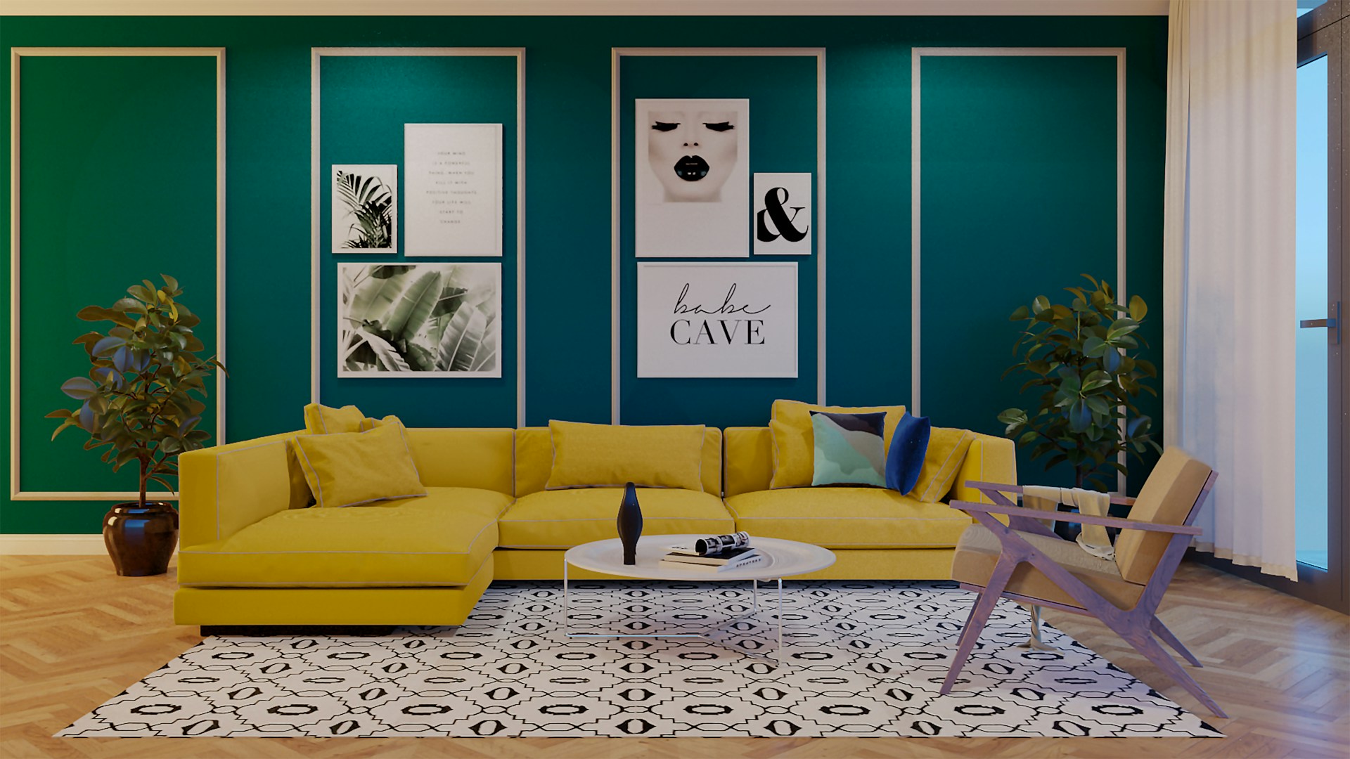 I will 3D design your interior and exterior.